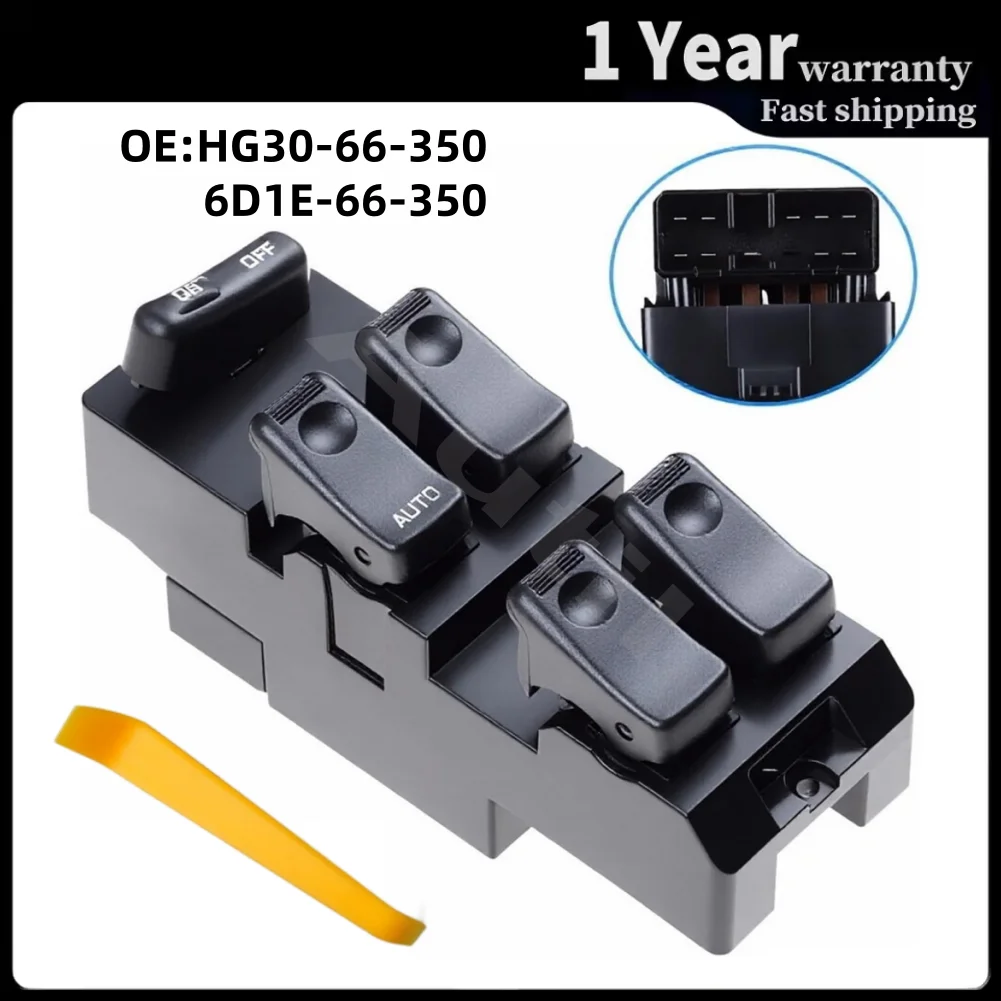 For Mazda 626 929 1992-1997 HG30-66-350 Front Left Master Power Window Switch Electric Glass Lifter Button Car Accessories
For Mazda 626 929 1992-1997 HG30-66-350 Front Left Master Power Window Switch Electric Glass Lifter Button Car Accessories