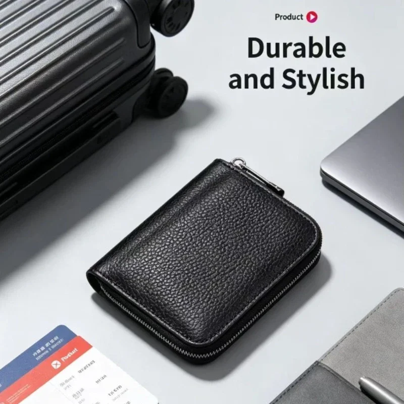 Anti-Theft Male Card Holder with Brush Design Multi-Card Slot Clip for Women Zipper Closure Card Bag
Anti-Theft Male Card Holder with Brush Design Multi-Card Slot Clip for Women Zipper Closure Card Bag