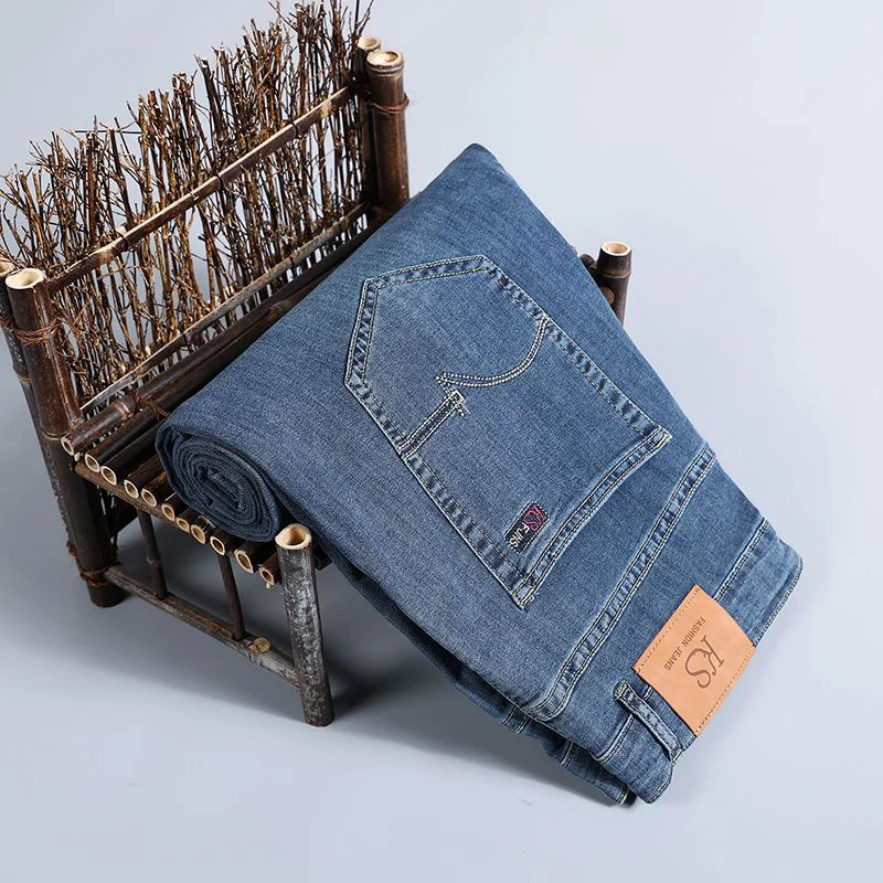 Мужские прямые брюки размера плюс 44 46, модные повседневные классические свободные облегающие мягкие брюки, мужские брендовые синие эластичные джинсовые брюки
Мужские прямые брюки размера плюс 44 46, модные повседневные классические свободные облегающие мягкие брюки, мужские брендовые синие эластичные джинсовые брюки