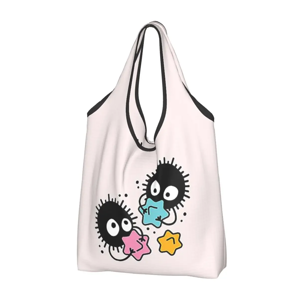 Soot Studio Ghibli Portable Tote Shopping Bags Foldable Shopper Bag Grocery Handbag Shoulder Bag
Soot Studio Ghibli Portable Tote Shopping Bags Foldable Shopper Bag Grocery Handbag Shoulder Bag