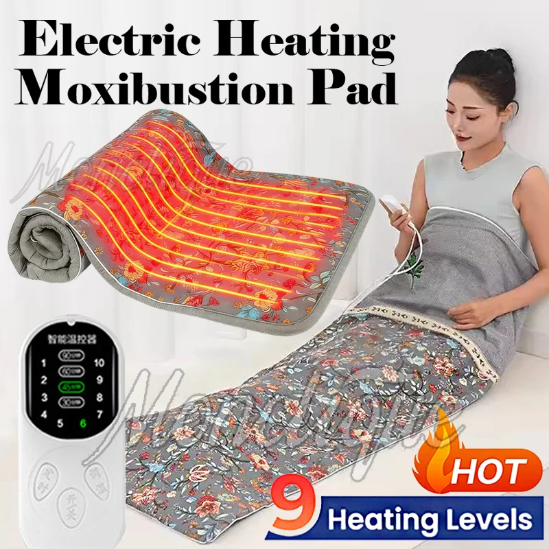 145x55cm Electric Heat Blanket 9Level Hot Compress Pad for Leg Back Body Warmer Adjustment Wormwood Temperature Fast Thermal Mat
145x55cm Electric Heat Blanket 9Level Hot Compress Pad for Leg Back Body Warmer Adjustment Wormwood Temperature Fast Thermal Mat