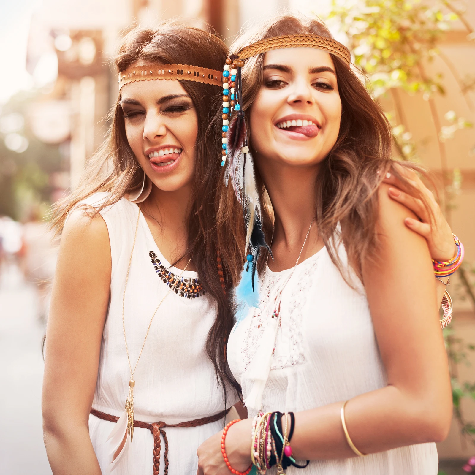 2 pcs Plume Headband Braided Tassel Hairband Bohemian Women Headpiece Party Cosplay Accessory Woven Headwear Fashion Hair
2 pcs Plume Headband Braided Tassel Hairband Bohemian Women Headpiece Party Cosplay Accessory Woven Headwear Fashion Hair