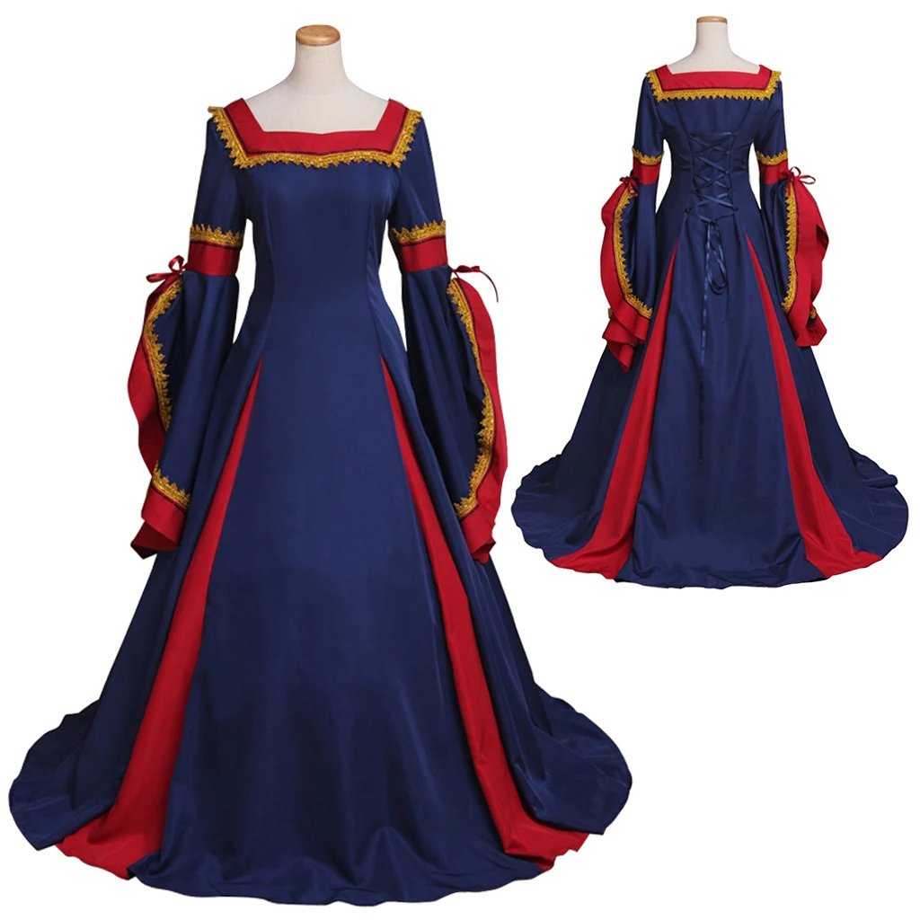 Women's Spring Medieval Dress Costume Custom Made Vintage Medieval Victorian Dress Cosplay for Carnival Party
Women's Spring Medieval Dress Costume Custom Made Vintage Medieval Victorian Dress Cosplay for Carnival Party