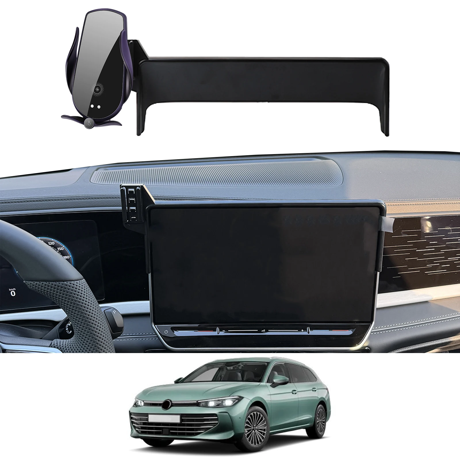 for Volkswagen VW Passat B9 2024 2025 (12.9inch) Phone Holder Screen Fixed Navigation Bracket Base Wireless Charging Accessories
for Volkswagen VW Passat B9 2024 2025 (12.9inch) Phone Holder Screen Fixed Navigation Bracket Base Wireless Charging Accessories