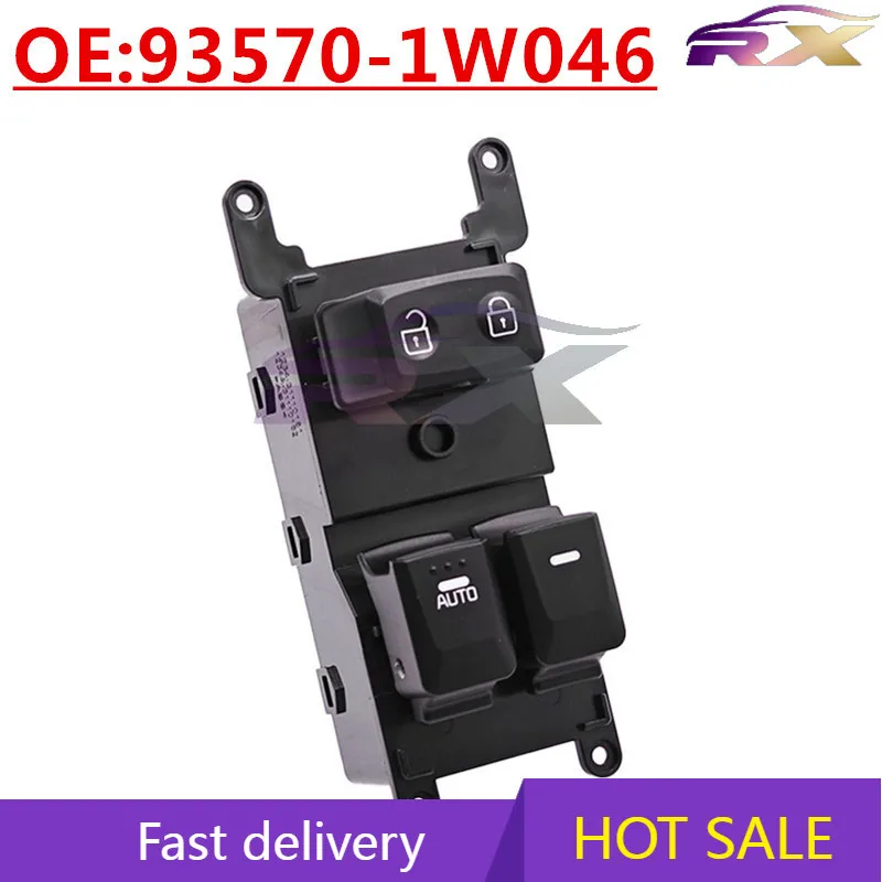OEM:93570-1W046 Suitable For Kia Rio Auto Parts Powered Windows Glass Lifter Button Switch
OEM:93570-1W046 Suitable For Kia Rio Auto Parts Powered Windows Glass Lifter Button Switch