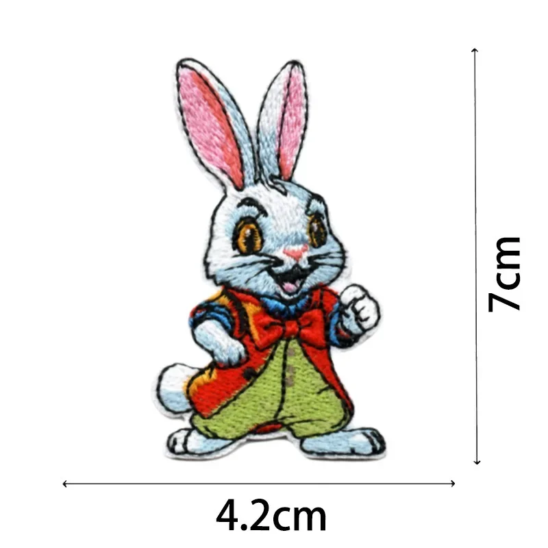 Cute Cartoon Rabbit Sew/Iron On Embroidered Patch Appliques for DIY Clothes T-shirt Hat Jeans Shoes Coats Bags Computer
Cute Cartoon Rabbit Sew/Iron On Embroidered Patch Appliques for DIY Clothes T-shirt Hat Jeans Shoes Coats Bags Computer