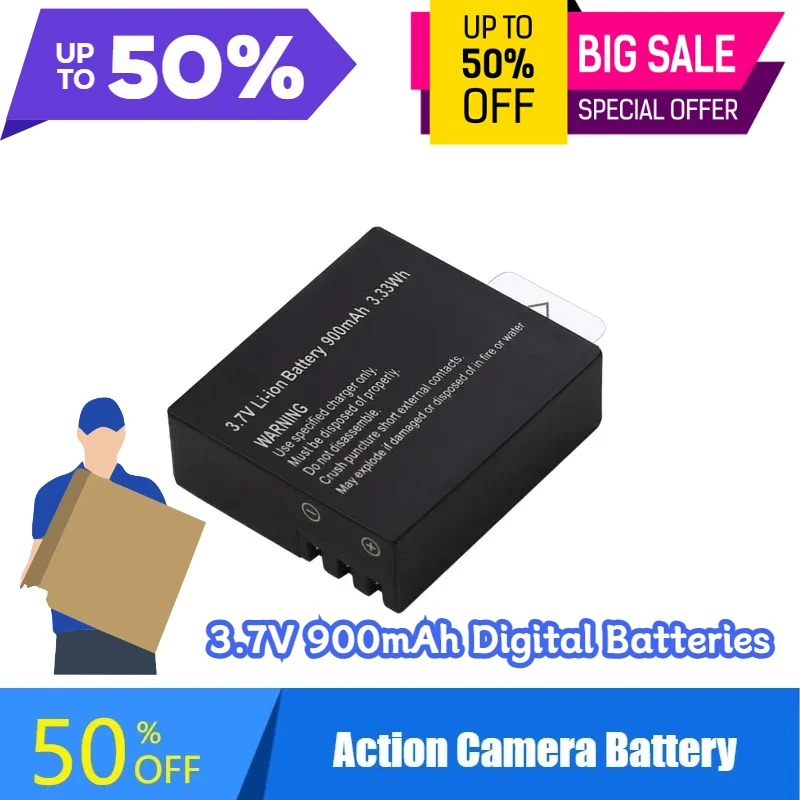 3.7V 900mAh Digital Batteries for SJCAM SJ4000 WiFi SJ5000 WiFi SJ6000 WIFi M10 SJ5000x Sport Action Camera DV Battery
3.7V 900mAh Digital Batteries for SJCAM SJ4000 WiFi SJ5000 WiFi SJ6000 WIFi M10 SJ5000x Sport Action Camera DV Battery