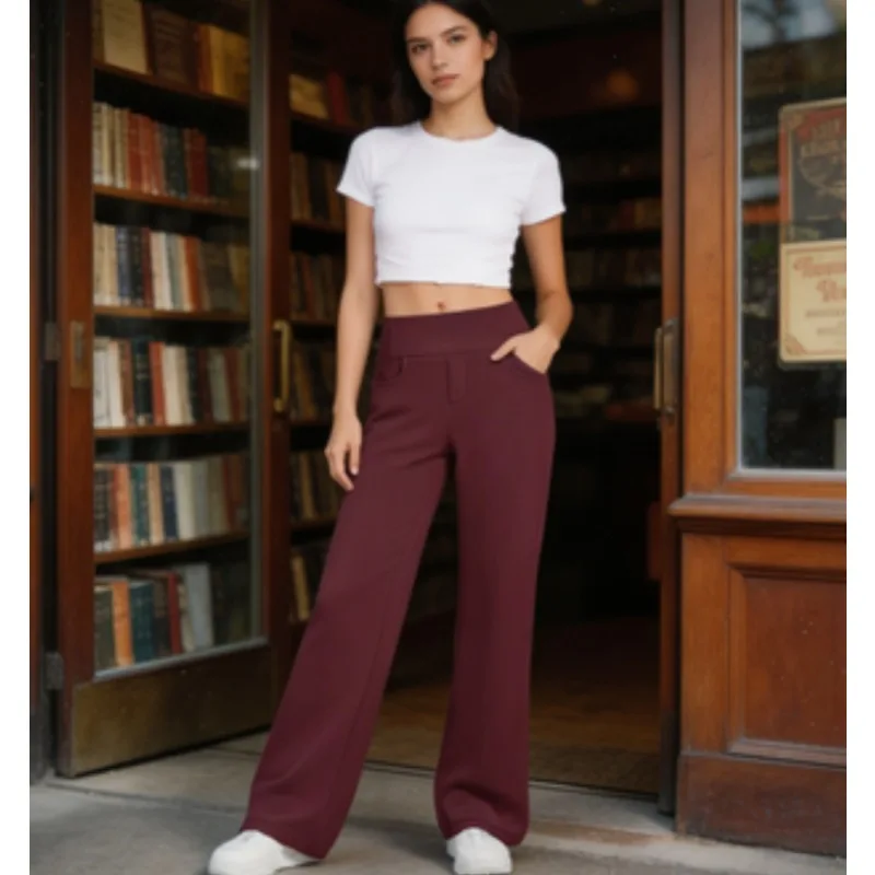 Women's Ladies' High Waist Wide Leg Lounge Pants Comfortable Stretchy with Pockets for Yoga Pilates and Everyday Leisure
Women's Ladies' High Waist Wide Leg Lounge Pants Comfortable Stretchy with Pockets for Yoga Pilates and Everyday Leisure