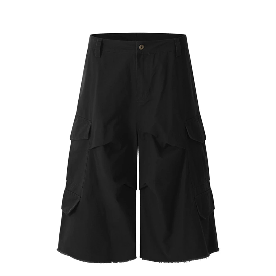 Summer Cargo Shorts Men Streetwear Hip Hop Big Pockets Casual Short Oversized Harajuku Vintage Baggy Calf Length Pants Male
Summer Cargo Shorts Men Streetwear Hip Hop Big Pockets Casual Short Oversized Harajuku Vintage Baggy Calf Length Pants Male