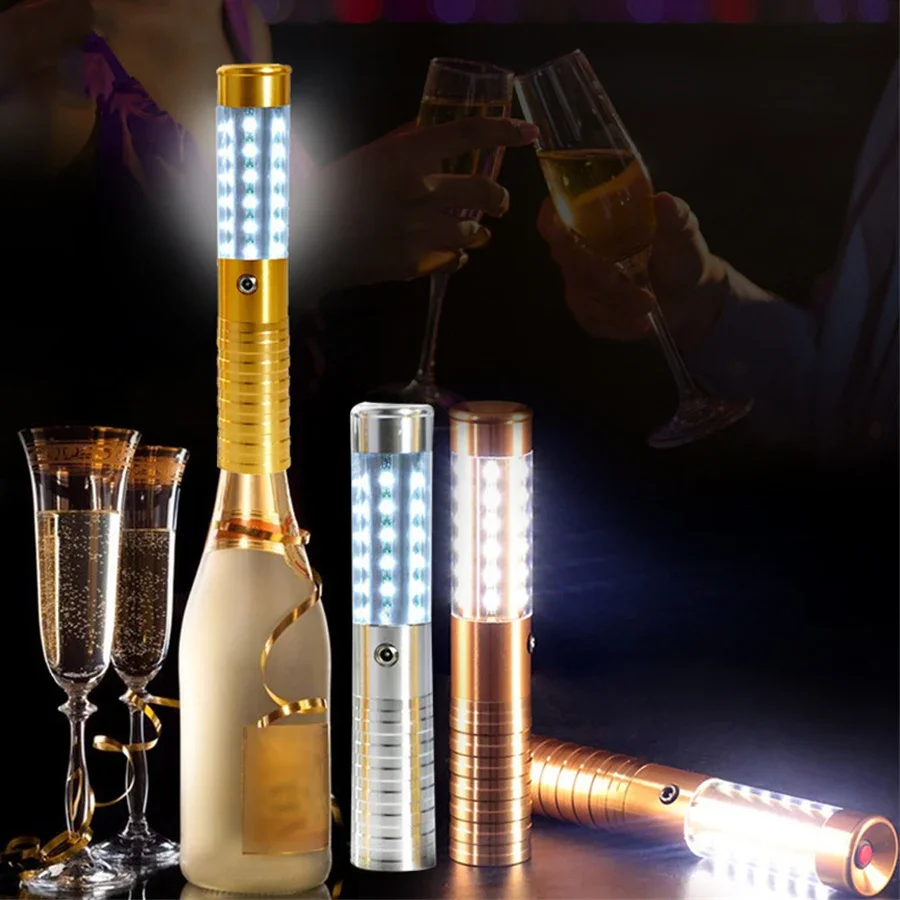 Handheld Strobe Lights Champagne Bottle Sparklers Led Strobe Baton Bottle Service Lights for Club Bar Wedding KTV Party Decor
Handheld Strobe Lights Champagne Bottle Sparklers Led Strobe Baton Bottle Service Lights for Club Bar Wedding KTV Party Decor