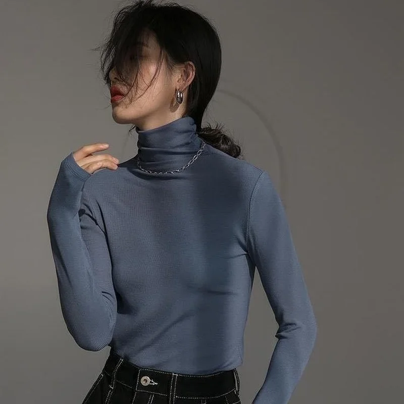 MRMT 2024 Brand Modal Cotton High Neck Bottoming Shirt Women's Women's Solid Color Slim Fit All-Match Slim Long-Sleeved T-Shirt
MRMT 2024 Brand Modal Cotton High Neck Bottoming Shirt Women's Women's Solid Color Slim Fit All-Match Slim Long-Sleeved T-Shirt