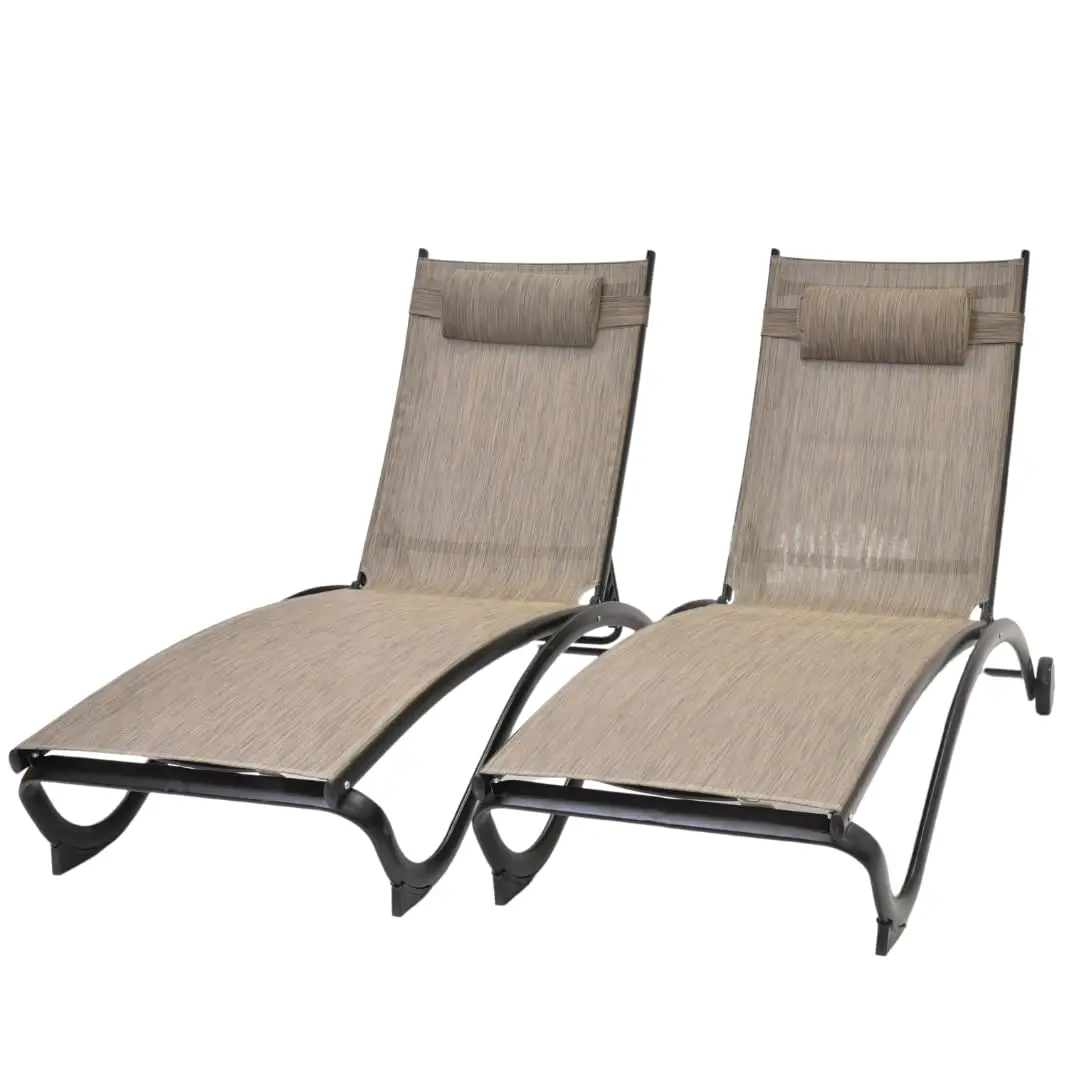 Reclining and Stackable Aluminum Glendale Lounger Set, Made with Premium Durable Outdoor Fabric - 330 Lb Capacity, Customized
Reclining and Stackable Aluminum Glendale Lounger Set, Made with Premium Durable Outdoor Fabric - 330 Lb Capacity, Customized