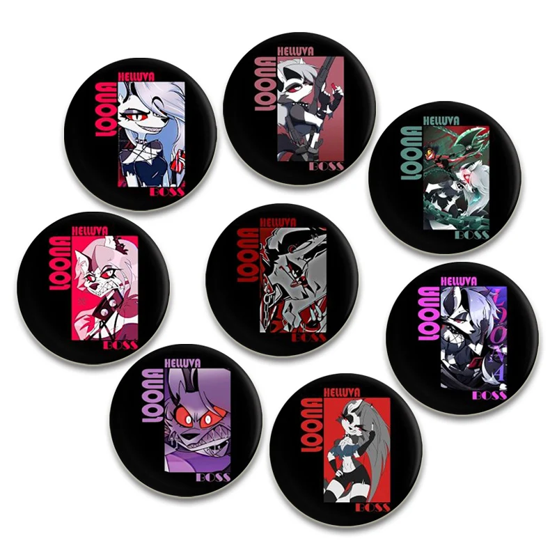 32/44/58mm Anime Helluva Boss Pins Funny Cartoon Badge Handmade Tinplate Brooches Breastpin for Backpack Clothes Gift Accessory
32/44/58mm Anime Helluva Boss Pins Funny Cartoon Badge Handmade Tinplate Brooches Breastpin for Backpack Clothes Gift Accessory
