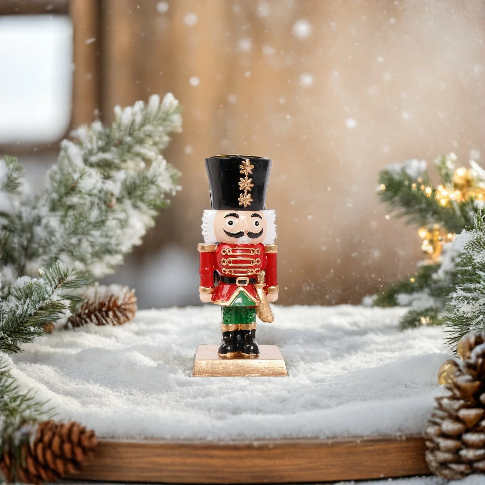 2Pcs Christmas Nutcracker Holders European Style Resin Taper Candlestick Centerpiece Rustic Xmas Table Dining Decor
2Pcs Christmas Nutcracker Holders European Style Resin Taper Candlestick Centerpiece Rustic Xmas Table Dining Decor