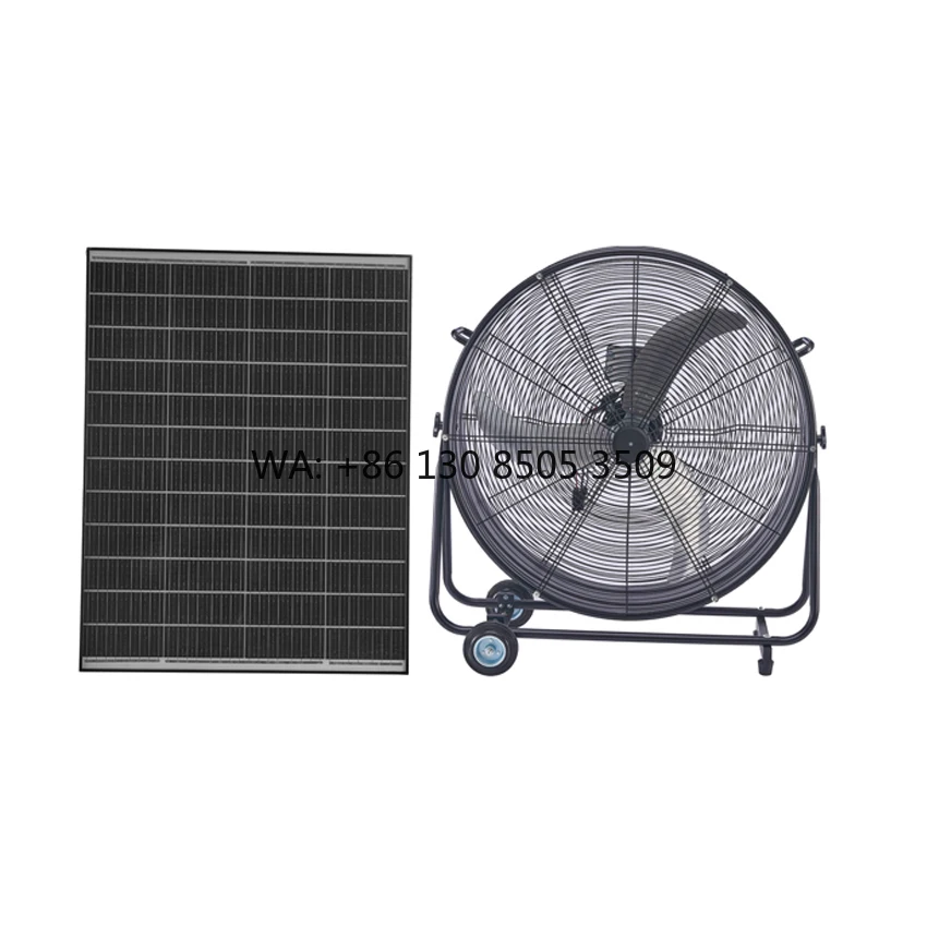 High Power 120W Solar Greenhouse Fan with Wheels Smart Thermostat Timing Function Mop Fan for Agricultural Farm Cooling
High Power 120W Solar Greenhouse Fan with Wheels Smart Thermostat Timing Function Mop Fan for Agricultural Farm Cooling