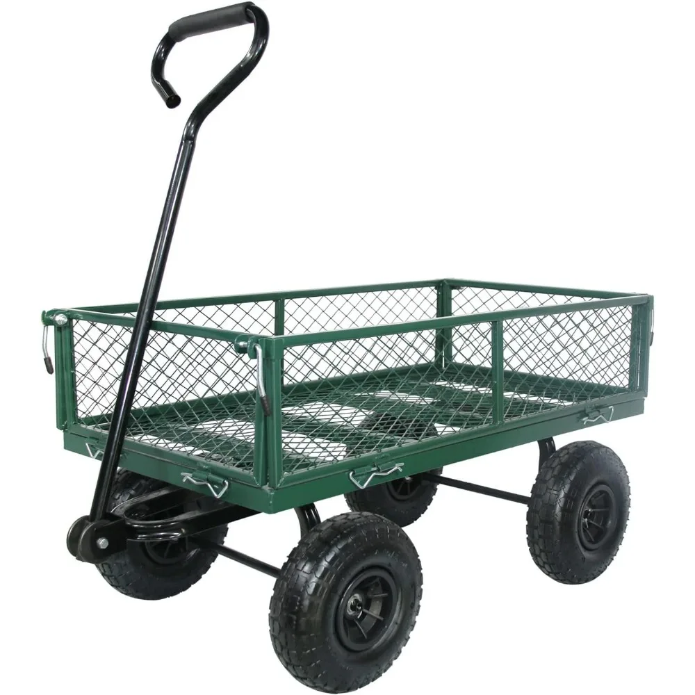 Garden Wagon Carts Heavy Duty Pullable, Garden Utility Carts With Wheels 800LB Capacity, Yard Carts Pullable W/Removable Sides,G
Garden Wagon Carts Heavy Duty Pullable, Garden Utility Carts With Wheels 800LB Capacity, Yard Carts Pullable W/Removable Sides,G