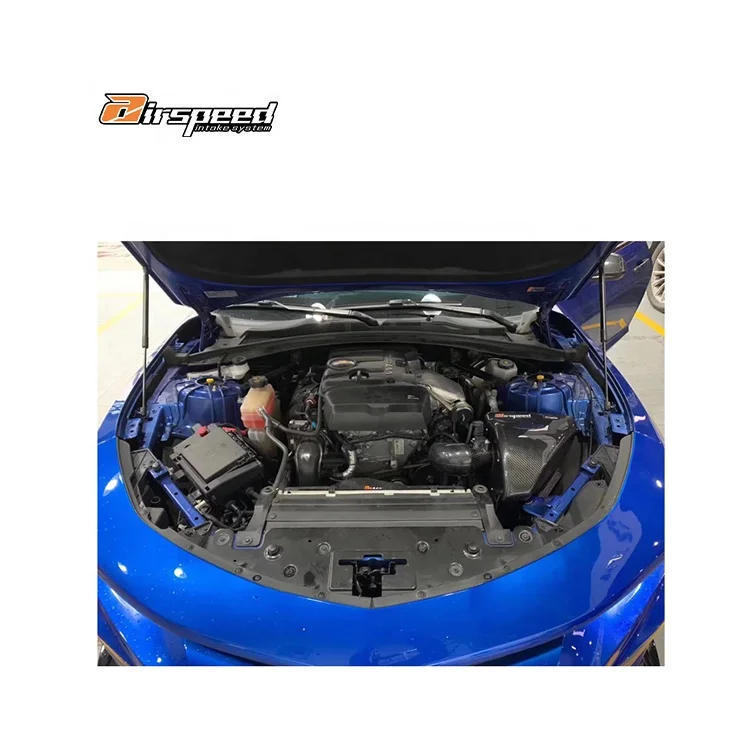 Airspeed Brand Original Design Style 100% Dry Carbon Fiber Cold Air Intake System for Chevrolet Camaro 2.0T
Airspeed Brand Original Design Style 100% Dry Carbon Fiber Cold Air Intake System for Chevrolet Camaro 2.0T