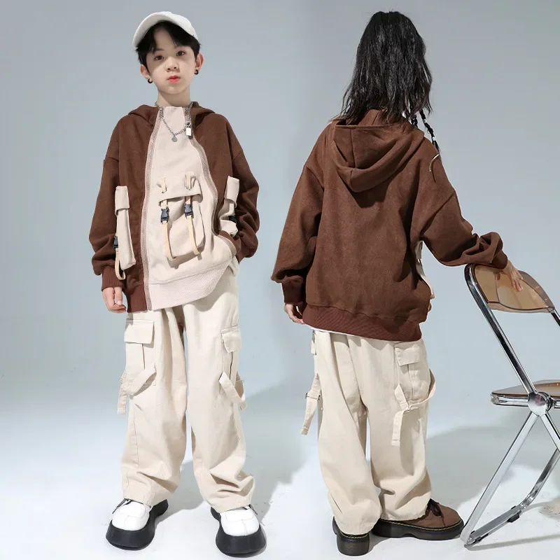 Children's Double Zipper Loose Casual Hoody Sweatshirt Jacket Cargo Pant Sets Kids Boys Gilrs Hoodie Coat Trousers Tracksuits
Children's Double Zipper Loose Casual Hoody Sweatshirt Jacket Cargo Pant Sets Kids Boys Gilrs Hoodie Coat Trousers Tracksuits