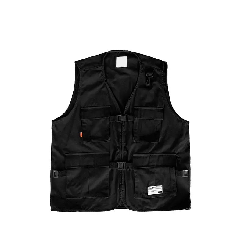 Men's Retro Military Vest Loose Fit 100% Cotton Jacket with Multiple Pockets Japanese Hip Hop Streetwear for Outdoor Activities
Men's Retro Military Vest Loose Fit 100% Cotton Jacket with Multiple Pockets Japanese Hip Hop Streetwear for Outdoor Activities