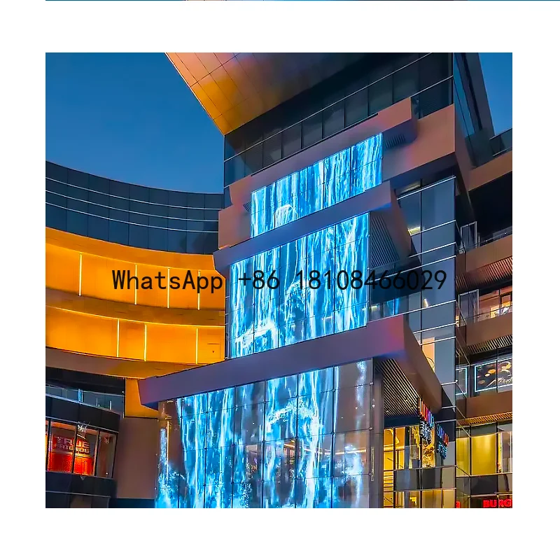 The Newest Waterproof Indoor Led Curtain Transparent Led Display Mesh for Advertising Transparent Film Advertising LED Display
The Newest Waterproof Indoor Led Curtain Transparent Led Display Mesh for Advertising Transparent Film Advertising LED Display