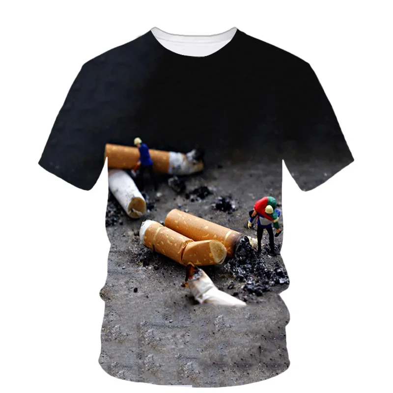 3d Print Smoking Tobacco Pattern T Shirt Summer Short Sleeve Personality Tees Top O Collar Oversized Male Tee Shirt
3d Print Smoking Tobacco Pattern T Shirt Summer Short Sleeve Personality Tees Top O Collar Oversized Male Tee Shirt