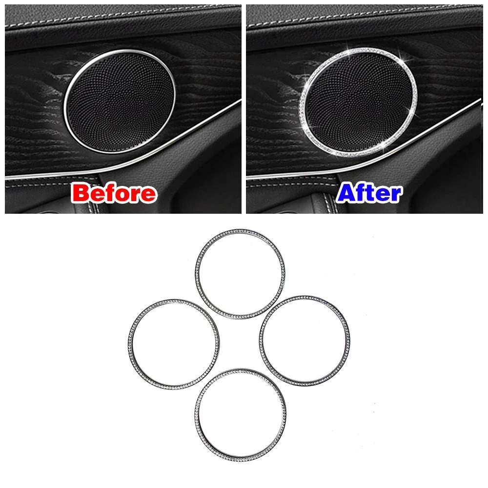 For Mercedes Benz GLC 253 2015-2019 Inner Door Speaker Audio Ring Cover Sound Frame Refit Crystal Diamond Decal Ring Trim
For Mercedes Benz GLC 253 2015-2019 Inner Door Speaker Audio Ring Cover Sound Frame Refit Crystal Diamond Decal Ring Trim