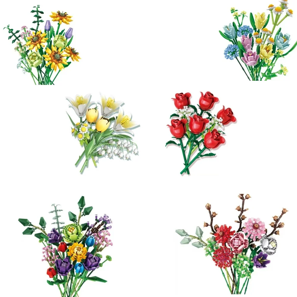 Building Blocks Flower Bouquet Collection Rose Orchid Tulip DIY Bricks Model Kit Mother's Day Valentine's Day Gift for MOM Girls
Building Blocks Flower Bouquet Collection Rose Orchid Tulip DIY Bricks Model Kit Mother's Day Valentine's Day Gift for MOM Girls