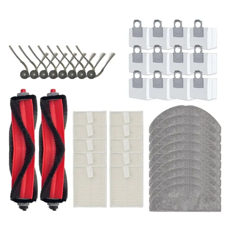 Запасные части B43C для Roborock Q7 M5 / Q7 M5+ / Q7 L5 / Q7 L5+ / Q7 TF / Q7 TF+/ Q7B / Q7T+ / Q7 BF+: основная и боковые щетки, фильтр, мешок для мусора
Запасные части B43C для Roborock Q7 M5 / Q7 M5+ / Q7 L5 / Q7 L5+ / Q7 TF / Q7 TF+/ Q7B / Q7T+ / Q7 BF+: основная и боковые щетки, фильтр, мешок для мусора