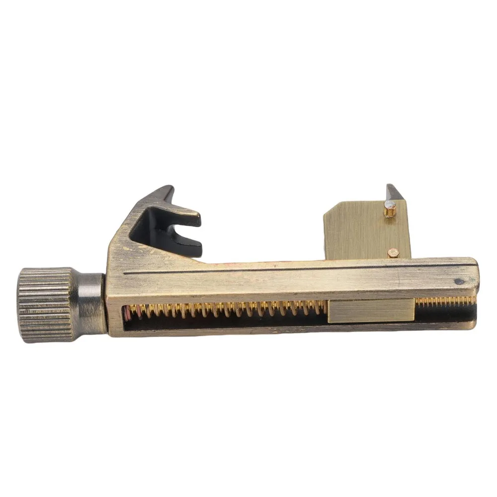 1Pcs Copper Electric Guitar Intonation Adjuster Bronze Irregular shape Guitar Tremolo Bridge Adjuster Octave Calibration Tool