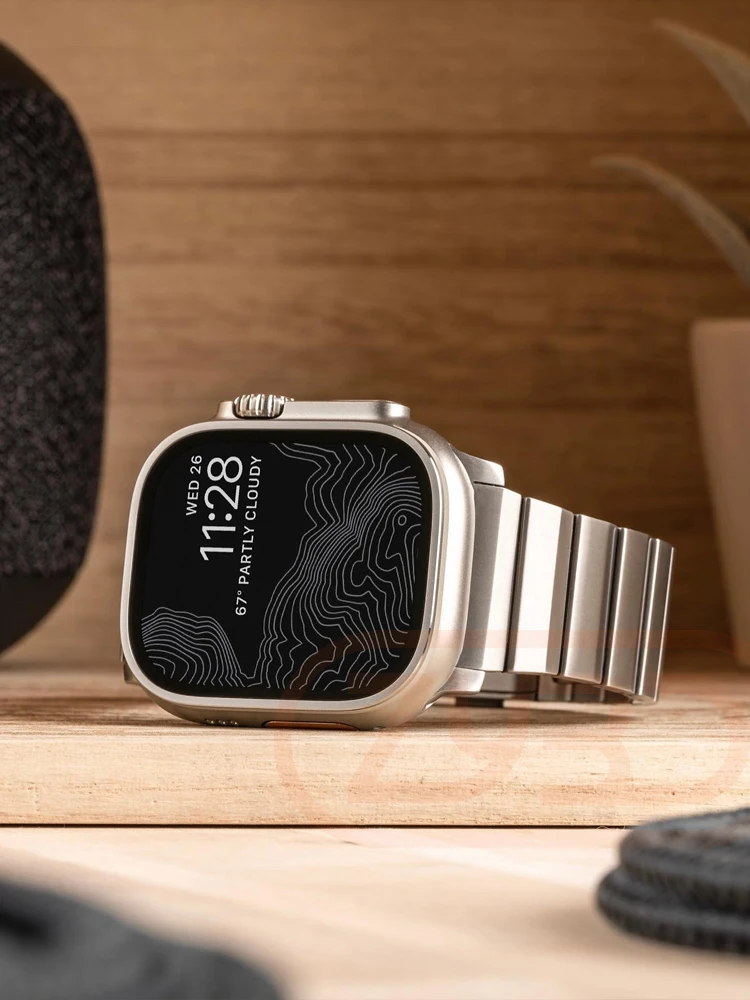 Luxury Titanium Band For Apple Watch Ultra 2 10 9 8 42mm 46mm 49mm Magnetic Metal Bracelet Strap For iWatch 7 SE 6 5 44mm 45mm
Luxury Titanium Band For Apple Watch Ultra 2 10 9 8 42mm 46mm 49mm Magnetic Metal Bracelet Strap For iWatch 7 SE 6 5 44mm 45mm