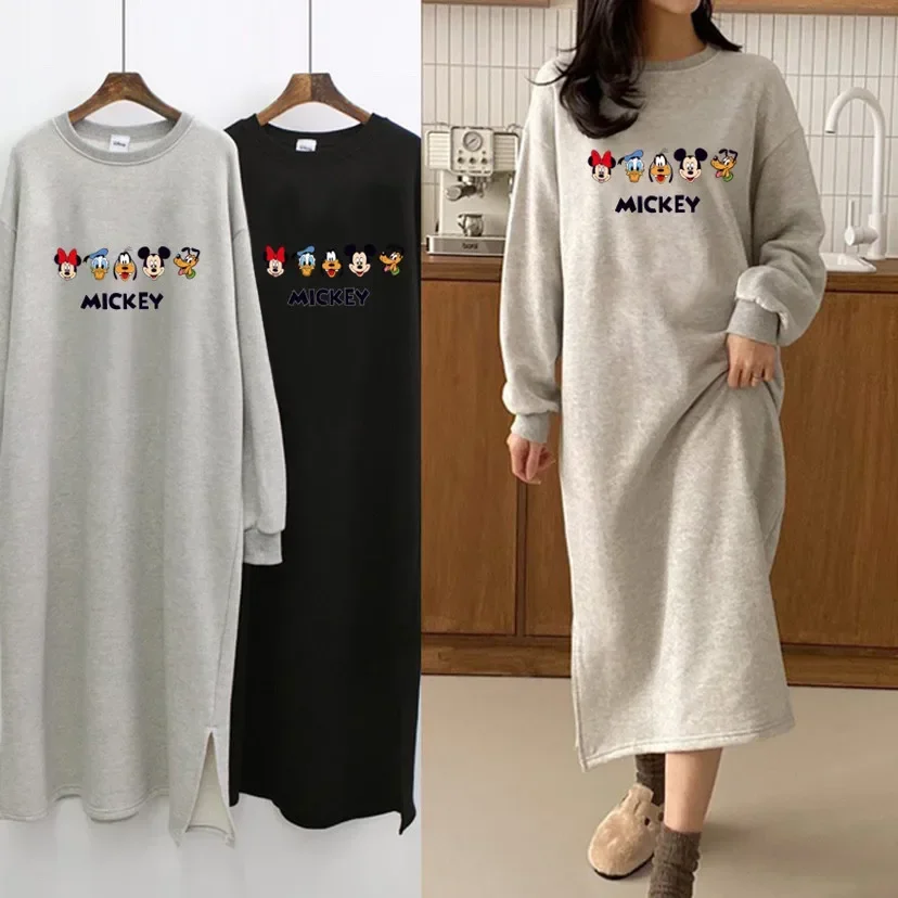 Women's Knee-length Fleece-lined Dress 2025 New Style Thickened Long Spring Autumn/winter Loose-fit Sweatshirt Skirt
Women's Knee-length Fleece-lined Dress 2025 New Style Thickened Long Spring Autumn/winter Loose-fit Sweatshirt Skirt