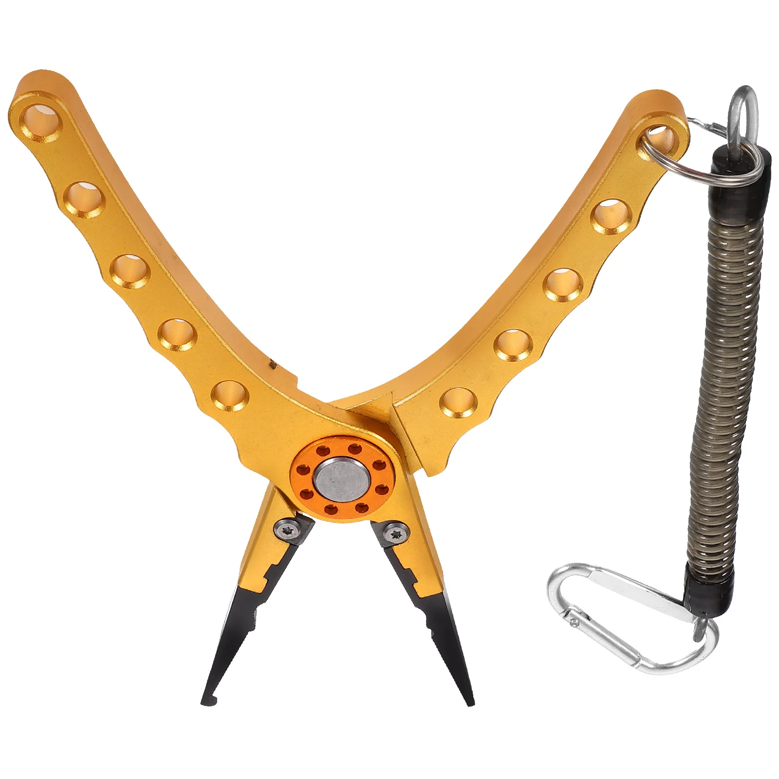 Fishing Pliers Curved Jaws Replaceable Hooks Non Slip Handles Fixed Lock Wire Line Scissor Aluminum Storage
Fishing Pliers Curved Jaws Replaceable Hooks Non Slip Handles Fixed Lock Wire Line Scissor Aluminum Storage
