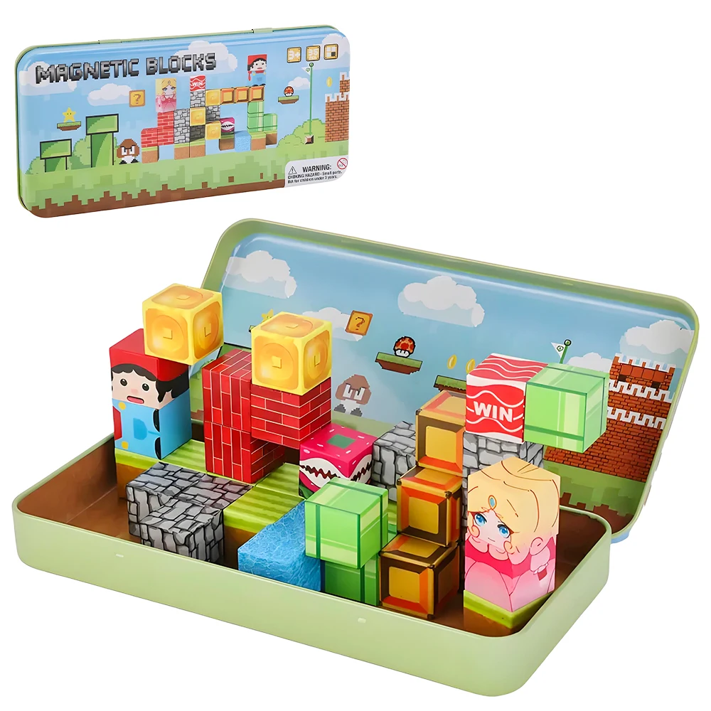 Magnetic Building Blocks Travel Toys for Kids STEM Learning Set with Storage Box Portable Construction Toys
Magnetic Building Blocks Travel Toys for Kids STEM Learning Set with Storage Box Portable Construction Toys