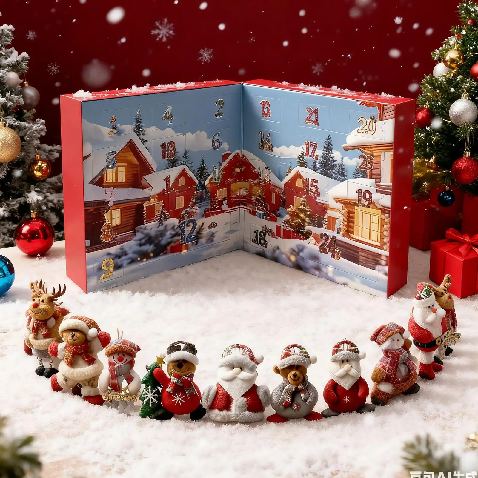 24 Days Plush Toy Countdown Calendar Doll Decoration 24 Day Christmas Gnome Dolls Xmas Tree Hanging Pendant Christmas Gift
24 Days Plush Toy Countdown Calendar Doll Decoration 24 Day Christmas Gnome Dolls Xmas Tree Hanging Pendant Christmas Gift