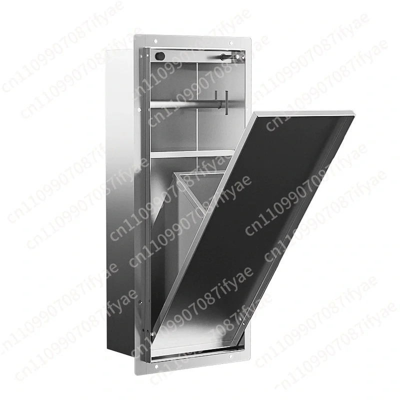 Concealed embedded 304 stainless steel niche into the wall towel box trash can to draw paper
Concealed embedded 304 stainless steel niche into the wall towel box trash can to draw paper