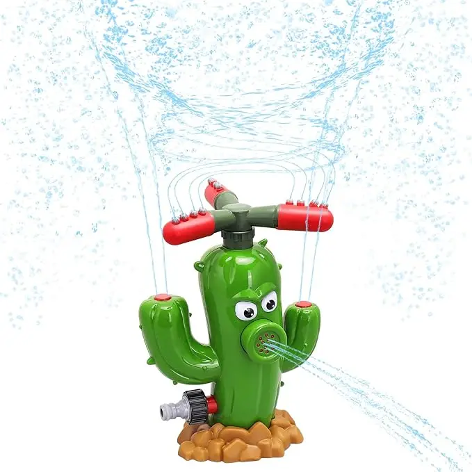 Outdoor water spray cartoon cactus snail fire hydrant rotating sprinkler automatic water spray garden water toy Gifts for Child
Outdoor water spray cartoon cactus snail fire hydrant rotating sprinkler automatic water spray garden water toy Gifts for Child