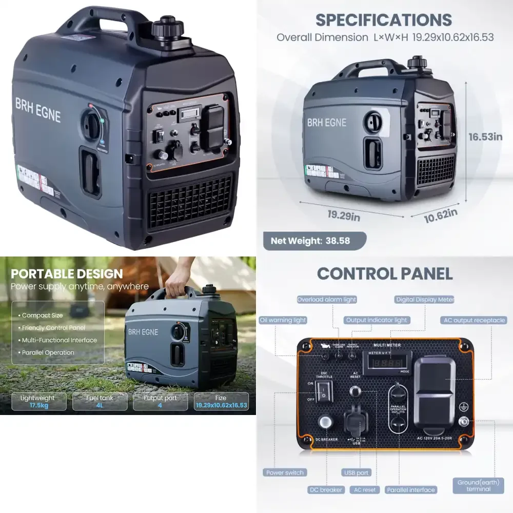 YHS 2500W 3kW Silent Type Inverter Generators Unit 230V/240V Rated Voltage Portable Generator for Home Use in Stock
YHS 2500W 3kW Silent Type Inverter Generators Unit 230V/240V Rated Voltage Portable Generator for Home Use in Stock