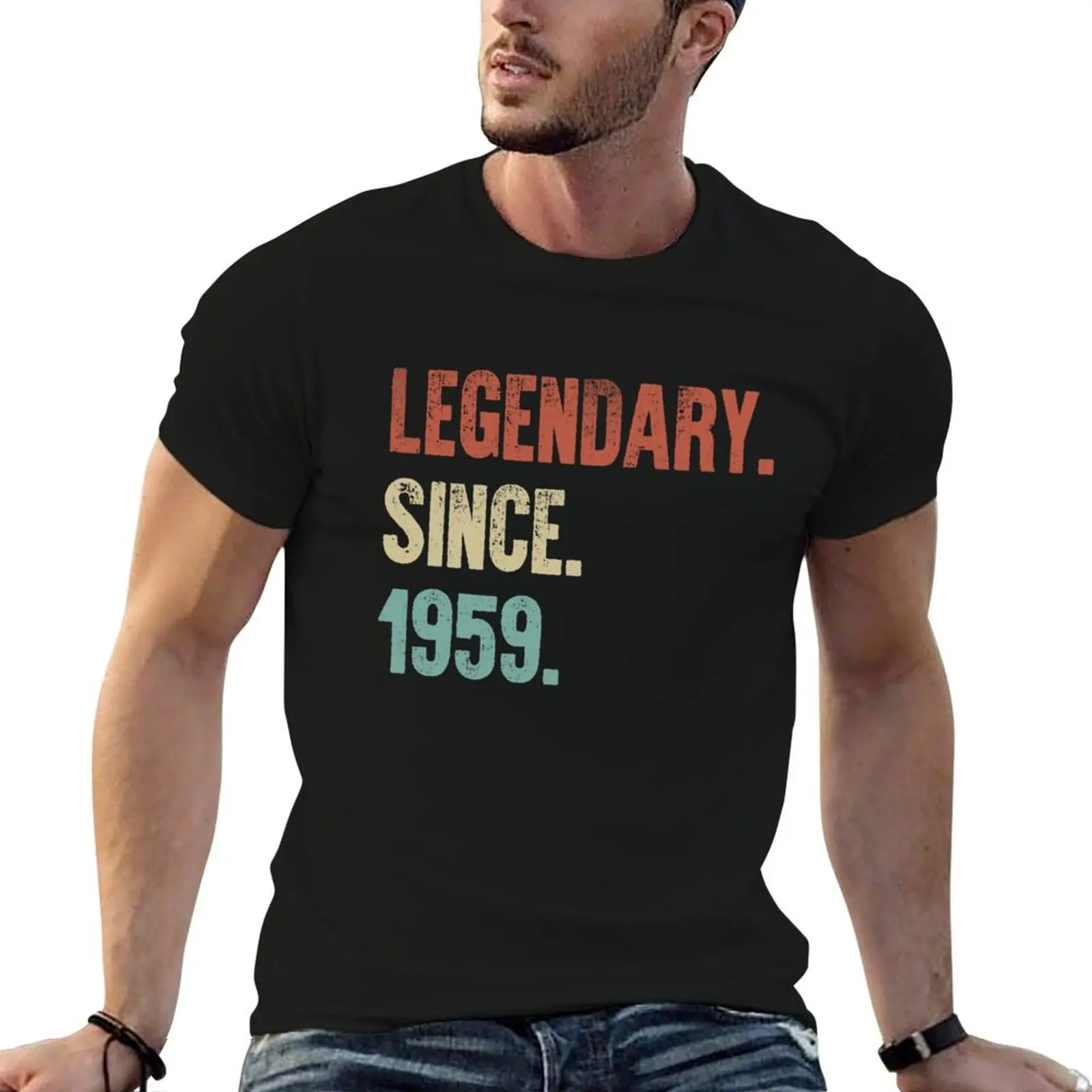 Retro Vintage 60th Birthday Legendary Since 1959 T-Shirt man t shirts for men casual graphic t shirts for man T-Shirt
Retro Vintage 60th Birthday Legendary Since 1959 T-Shirt man t shirts for men casual graphic t shirts for man T-Shirt