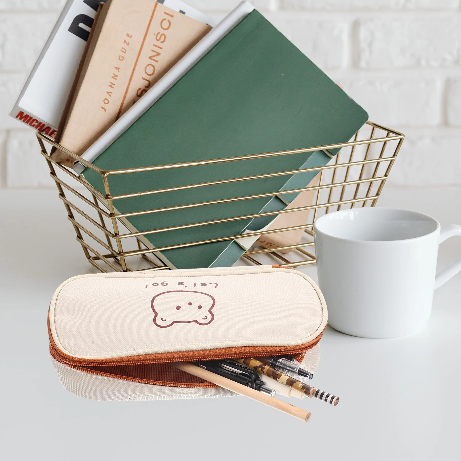 Portable Canvas Pencil Case Large Capacity for Pens Coins Pencils Rulers Glue Student Gift Kids Adults Writers Artists
Portable Canvas Pencil Case Large Capacity for Pens Coins Pencils Rulers Glue Student Gift Kids Adults Writers Artists