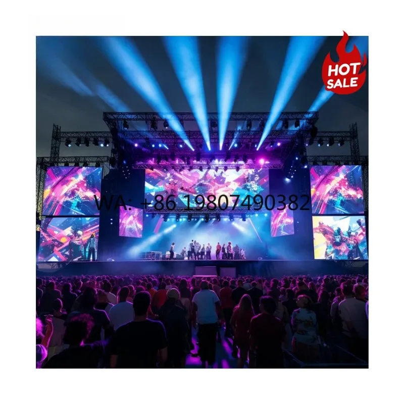 Full Color LED Screen Module P1 P2 P2.9 P3.9 Live Show Stage Background Event Rental Video Wall Display Panel
Full Color LED Screen Module P1 P2 P2.9 P3.9 Live Show Stage Background Event Rental Video Wall Display Panel