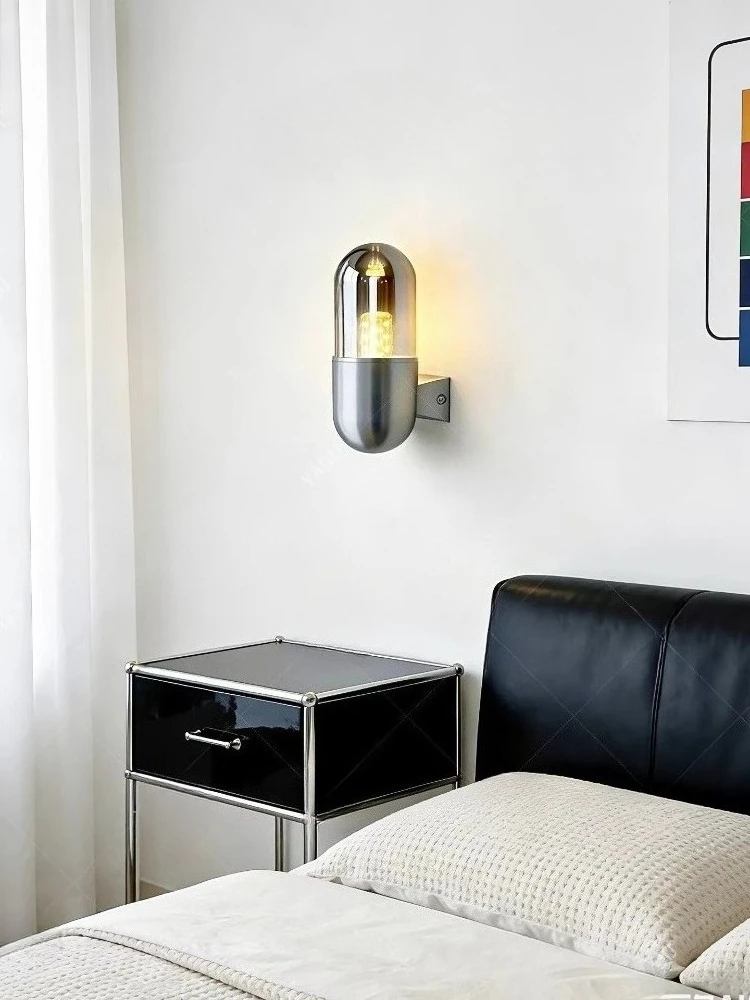 Настенные светильники Bauhaus Capsule: Дизайнерские алюминиевые люксовые бра для спальни, прикроватные светильники, светильники для коридора и гостиной, E27
Настенные светильники Bauhaus Capsule: Дизайнерские алюминиевые люксовые бра для спальни, прикроватные светильники, светильники для коридора и гостиной, E27