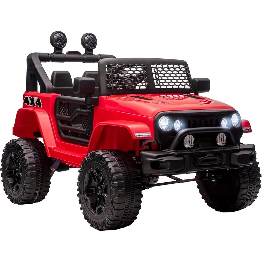 12V Electric Ride-On Truck for Kids with Parent Remote, Spring Suspension, Adjustable Seat, LED Lights, Horn - Red
12V Electric Ride-On Truck for Kids with Parent Remote, Spring Suspension, Adjustable Seat, LED Lights, Horn - Red