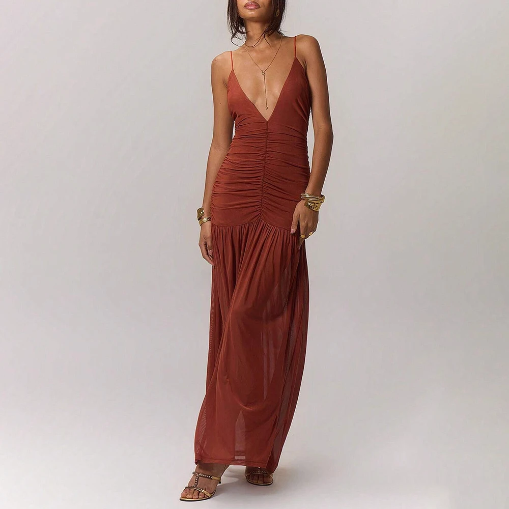 Mia Muse Dresses Summer French Elegant Fashion Wrap Mature Vibe Sleeveless V-Neck Maxi Sweet Dating Dresses For Women
Mia Muse Dresses Summer French Elegant Fashion Wrap Mature Vibe Sleeveless V-Neck Maxi Sweet Dating Dresses For Women