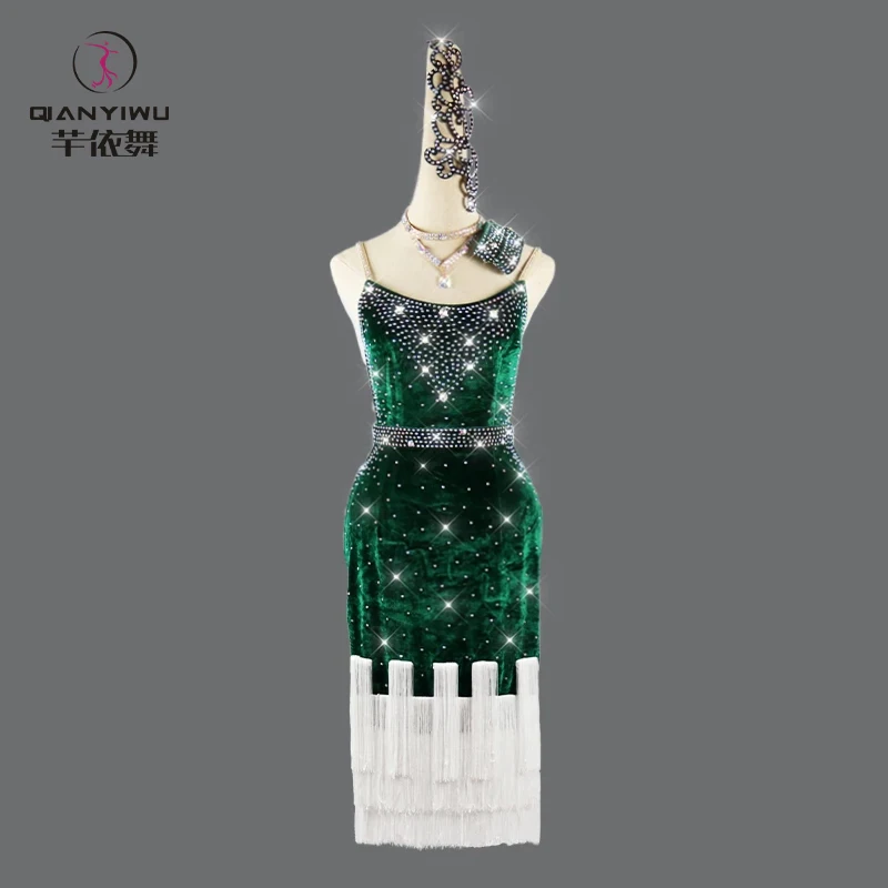 2024 Female Dance suit Latin dress competition Stage costume Sexy fringe skirt Women evening Party clothes Girls prom Line Samba
2024 Female Dance suit Latin dress competition Stage costume Sexy fringe skirt Women evening Party clothes Girls prom Line Samba