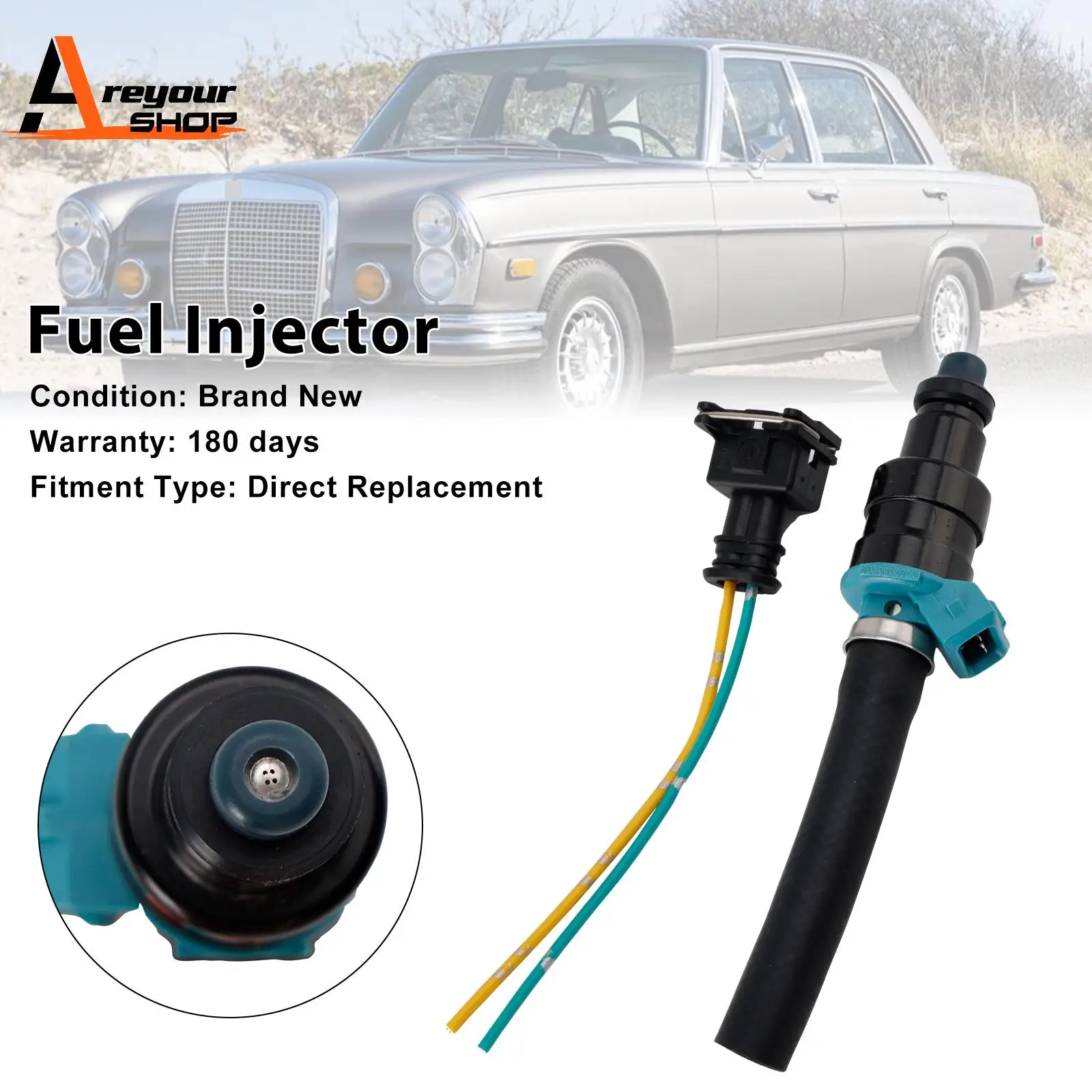 1PCS Fuel Injector 0280150036 Fit for Mercedes-Benz 280SEL 450SE 280SEL 4.5L V8
1PCS Fuel Injector 0280150036 Fit for Mercedes-Benz 280SEL 450SE 280SEL 4.5L V8