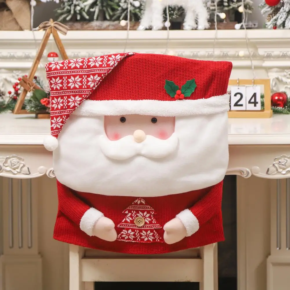 Easy-to-use Chair Cover Chair Cover to Protect Furniture from Scratches Festive 3d Santa Claus Chair Table Covers for Christmas
Easy-to-use Chair Cover Chair Cover to Protect Furniture from Scratches Festive 3d Santa Claus Chair Table Covers for Christmas