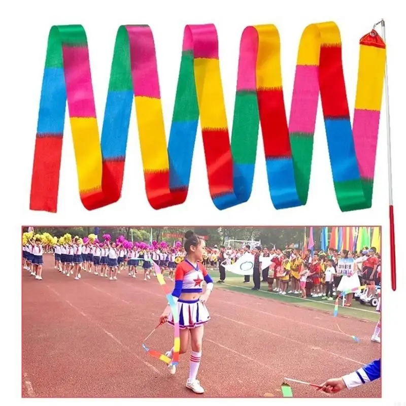 Dancing Ribbon Streamers Ribbons Colorful Gymnastics Ribbons for Kids Artistic Dancing and Rhythmic Gymnastics
Dancing Ribbon Streamers Ribbons Colorful Gymnastics Ribbons for Kids Artistic Dancing and Rhythmic Gymnastics