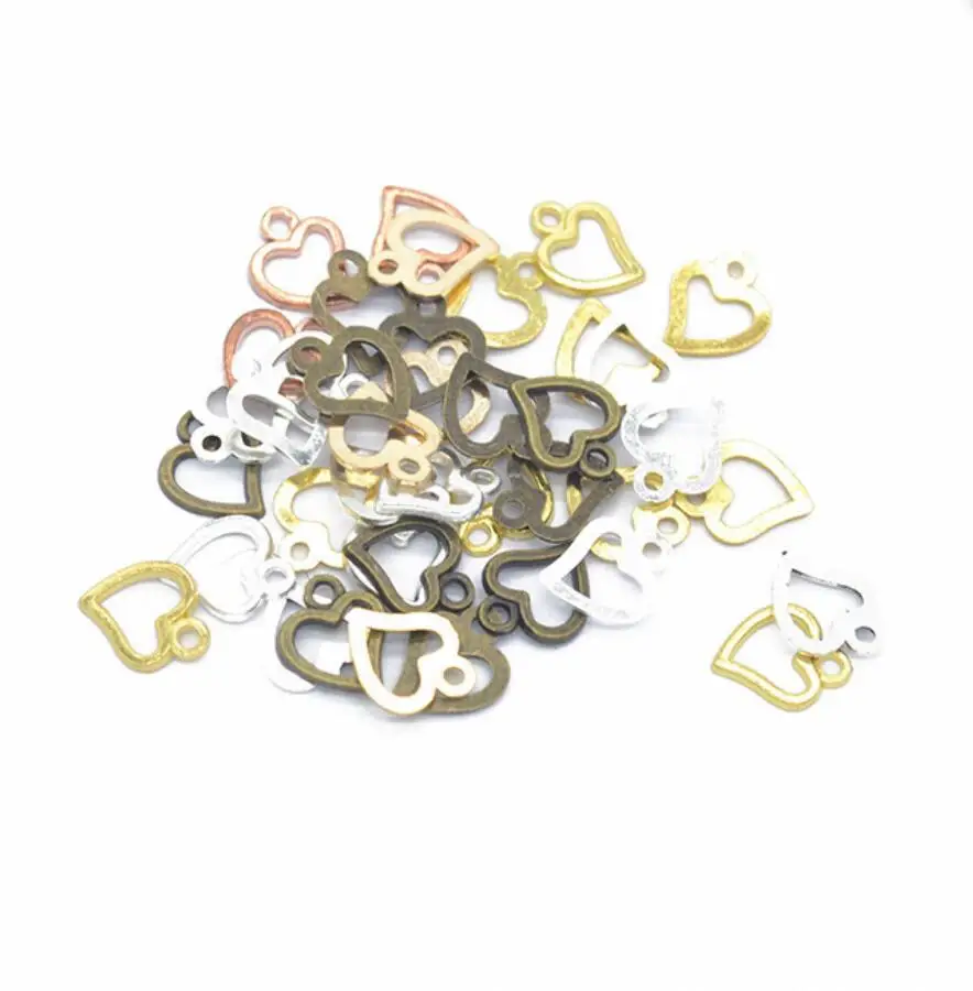 500pcs nice Charms Hollow Lovely Heart 10x8mm Antique Silver Color Pendants Making DIY Handmade Tibetan Finding Jewelry F0158
500pcs nice Charms Hollow Lovely Heart 10x8mm Antique Silver Color Pendants Making DIY Handmade Tibetan Finding Jewelry F0158
