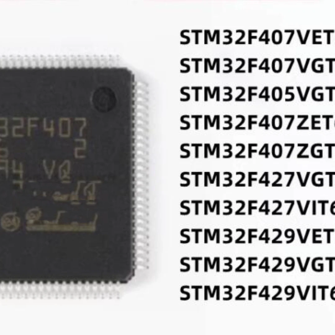 5 шт./лот STM32F407VET6 STM32F407ZET6 STM32F407ZGT6 STM32F407VGT6 STM32F407IGT6 VGT6 ZET6 IGT6 IGH6 32-битные чипы
5 шт./лот STM32F407VET6 STM32F407ZET6 STM32F407ZGT6 STM32F407VGT6 STM32F407IGT6 VGT6 ZET6 IGT6 IGH6 32-битные чипы