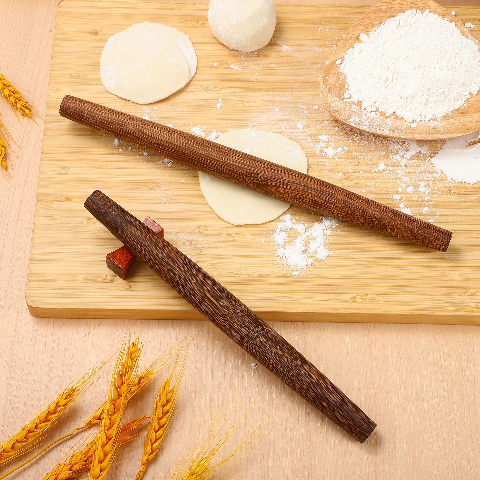 2pcs Unpainted Rolling Pin 25cm 30cm Tapered Dough Roller Kitchen Tool Pastry Maker Reusable Food Grade Safe Long Lasting
2pcs Unpainted Rolling Pin 25cm 30cm Tapered Dough Roller Kitchen Tool Pastry Maker Reusable Food Grade Safe Long Lasting